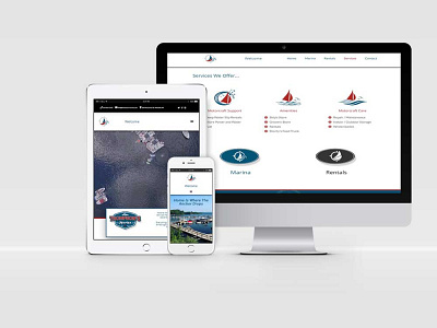Client Nautical Themed Website branding crgraphix.com design typography vectorelements webdesign