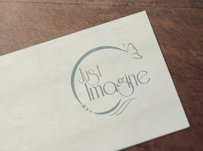 Just Imagine Logo brand identity design design logo typography