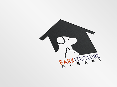 Barkitecture Albany Logo brand identity design branding design flat logo typography vector