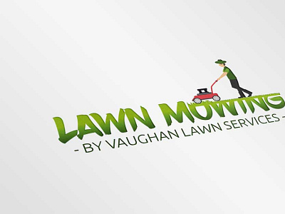 Logo Design for Mowing Company branding crgraphix.com design typography vector