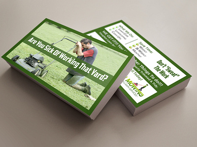 Mowing Co. Business Card