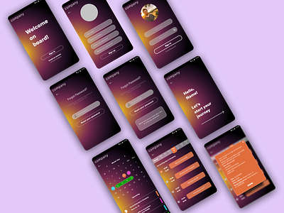 Onboarding mobile app