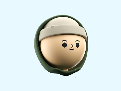 My 3D Avatar! 3d 3d artist 3dillustration avatar cinema 4d cinema4d playful redshift redshift3d shapes simple