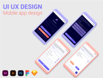 UI UX Design for Mobile app