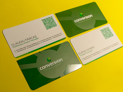 Conversion BC business card conversion corporate icon koma koma studio logo marketing print typography