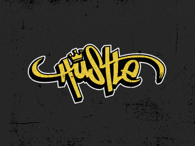 Hustle Logo graffiti hustle koma koma studio lettering logo sketch tag typography urban