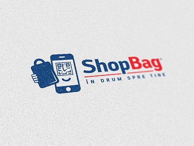 ShopBag app corporate icon identity koma koma studio logo qr qr code shopping