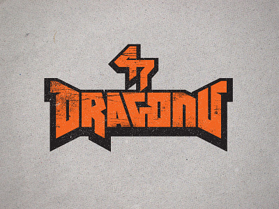 Dragonu 47 dragonu hip hop icon koma koma studio lettering logo music typography