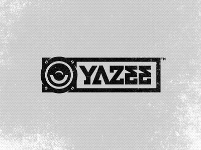 Yazee icon koma koma studio logo mark music speaker typography yazee