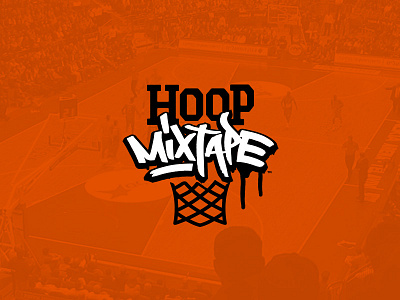 Hoopmixtape basketball graffiti icon koma koma studio lettering logo tag urban