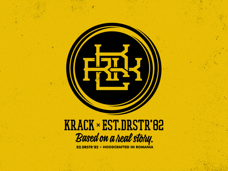 Krack Logos 2013 [GIF] apparel icon koma koma studio krack lettering logo monogram streetbrand urban