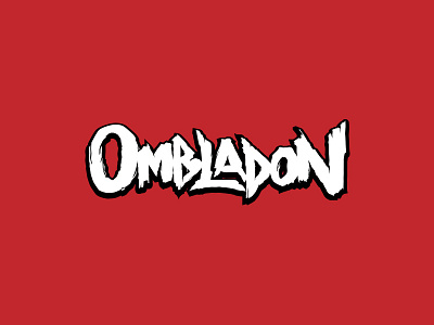 Ombladon hip hop koma koma studio lettering ombladon parazitii typography