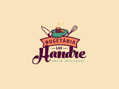Bugetaria lui Handre (WIP) affordable cooking identity koma koma studio logo show work in progress