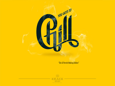 Chill (remix) chill koma koma studio lettering remix typography