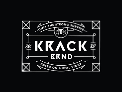 Krack Label apparel beanie koma koma studio krack label patch streetwear woven