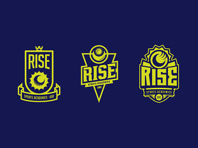 Rise Badges badge icon koma koma studio rise sports tennis