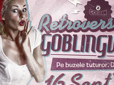 Goblin Reopening flyer goblin koma koma studio print retroversiunea