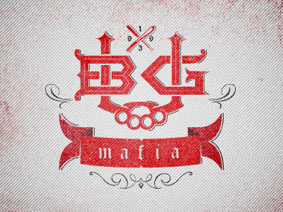 B.U.G. Monogram bug mafia koma koma studio monogram typography