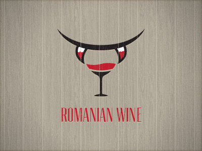 Romanian Wine fun koma koma studio logo romanian wine