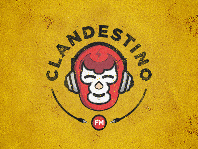 Clandestino FM clandestino fm jack koma koma studio logo music radio stereo