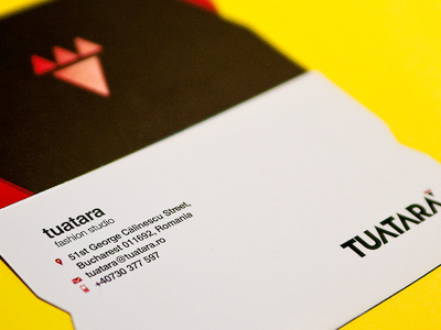 Tuatara Business Card business card fashion identity koma koma studio logo premium retailer rebranding tuatara