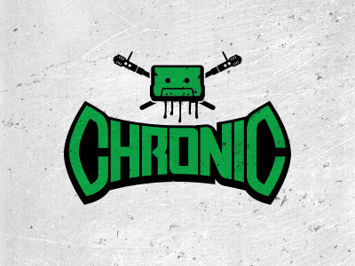 Chronic (Full) chronic dj hip hop koma koma studio logo producer typography