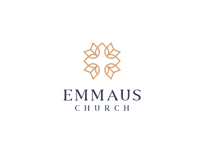 Emmaus Church branding church church branding church logo logo logomark