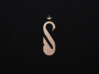 Letter S + Swan