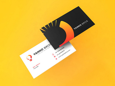 YankoBros Lighting Solutions 3d branding card