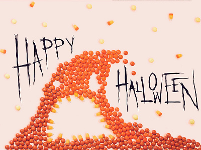 Halloween Hangover autumn candy fall halloween lettering photography pumpkin type