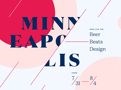 Minneapolis Design Trip graphic midwest minneapolis minnesota poster type typography vector