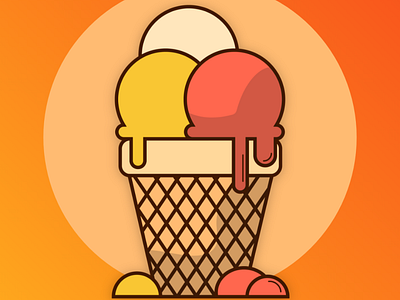 Ice Cream Illustration