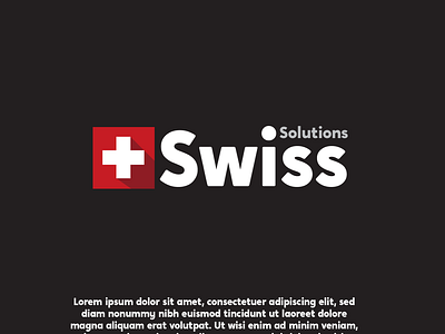Swiss Solutions illustration logo