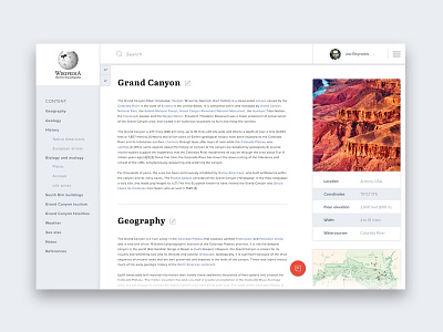 Wikipedia redesign design layout material design ui user experience user interface ux web wikipedia