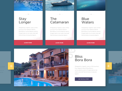 Resort Website UI colorful dribble freepik invision metro minimal resort sketch ui ux website