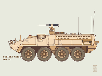 Striker m-1126 Desert