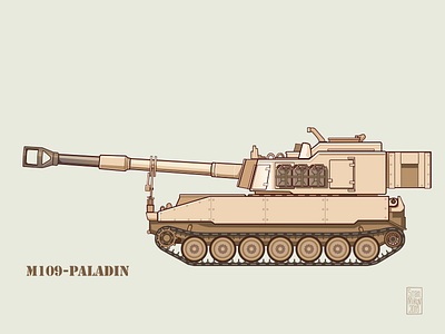 Tank M-109 Paladin