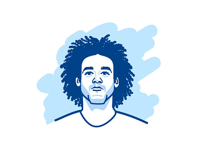 Marcelo Vieira da Silva avatar face football player portrait