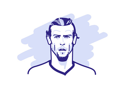 Gareth Bale avatar face football player portrait