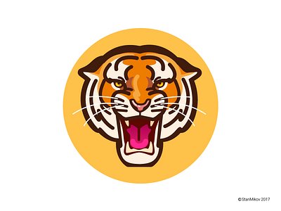 Tiger africa animal branding graphic illustration india jungle logo nature orange tiger tiger ui world