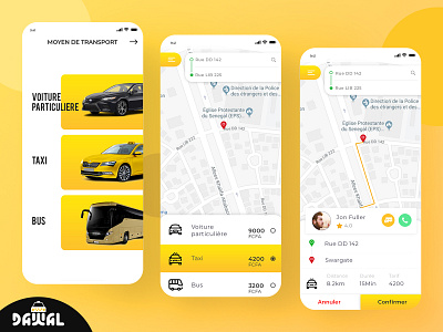 Senegal transport App app booking branding bus cab cab booking cab booking app design logo taxi taxi booking app transport