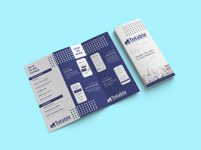 Trifold Design branding brochure design illustration trifold design