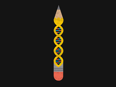 Art Made Me dna drawing eraser graphic graphic art graphicdesign icon mashup pencil pencil icon