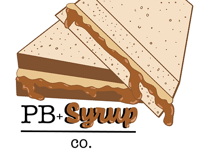 PB + Syrup Co Logo