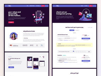supertalent – Landing Page – Pricing and Tests
