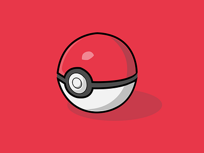 Pokemon design icon identity illustration illustrator lettering logo minimal vector