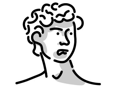 David character face illustration person portrait vector