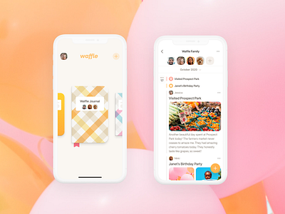 Waffle App Screens