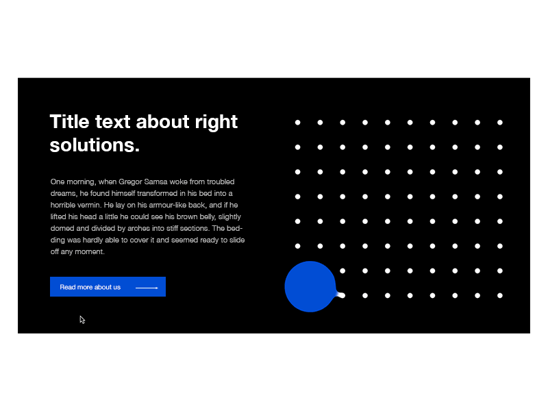 Dots Animation Concept