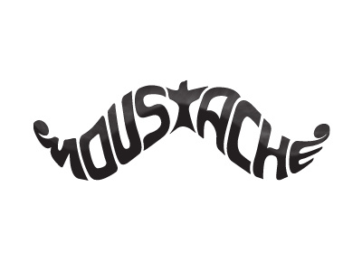 Moustache logo barbers shop branding calligraphy kosenkov logo logotype moustache naming